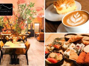 Lunchplank of warme drank + gebak