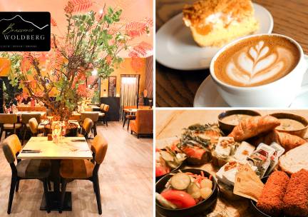 Lunchplank of warme drank + gebak