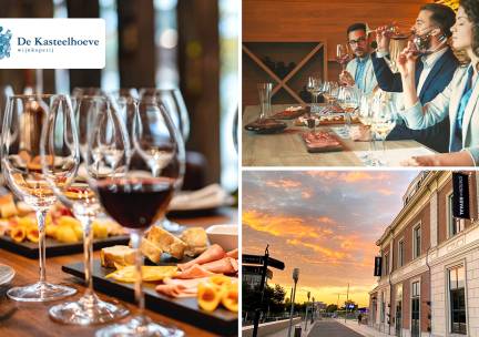 Wijnproeverij voor 4 personen in de Koninklijke Wachtkamer te Apeldoorn