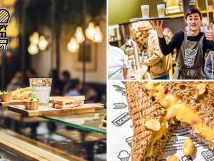 2-gangen keuzelunch Bij Happy Tosti in hartje Den Haag