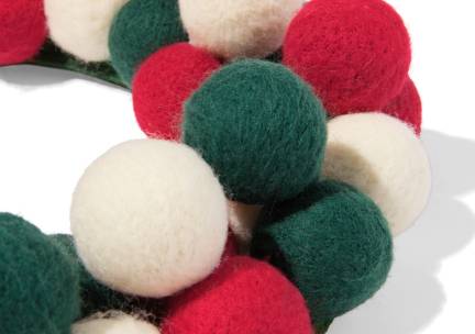 HEMA Ballenkrans ⌀36x8.5cm vilt