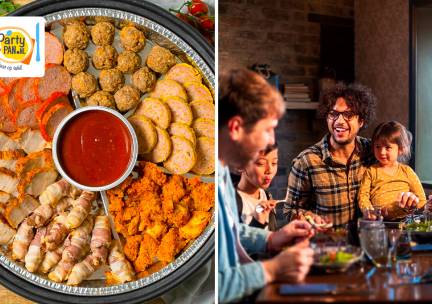Partypan (70 stuks) om af te halen
