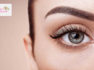 Powder brows + nabehandeling of wimperlift + tint