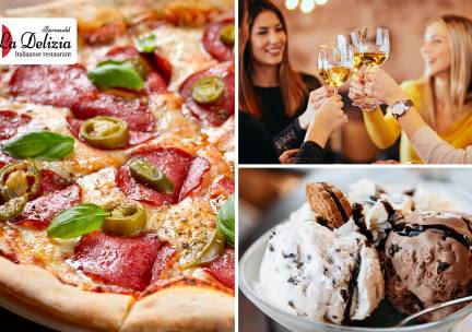 3-gangen keuzediner bij La Delizia