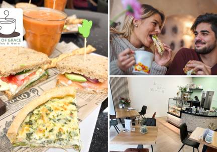 Lunchplank bij Cup of Grace