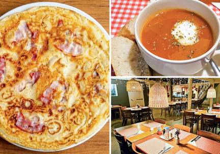 Pannenkoek met topping(s) + drankje naar keuze of 2-gangenlunch bij De Veldkamp