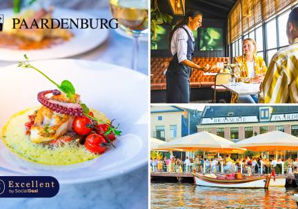 3-gangendiner à la carte bij Brasserie Paardenburg aan de Amstel