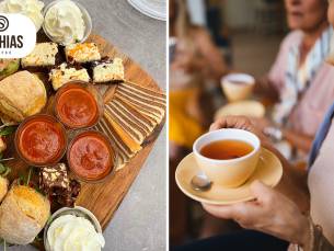 High tea inclusief onbeperkt verse thee (1,5 uur) bij Sophias Coffee