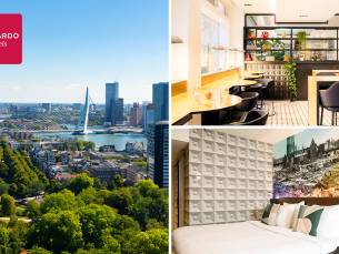 Overnachting voor 2 + ontbijt in hartje Rotterdam