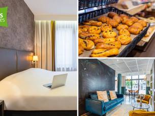 Overnachting voor 2 + ontbijt + evt. late check-out in Brussel