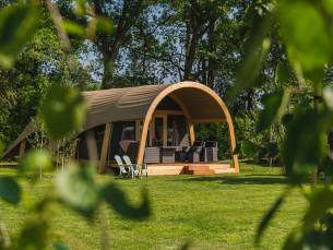 Luxe Lodgetentmet privé sanitair | 4 pers.