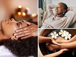 Indiase hoofdmassage + voetenbad (45 min) of ademsessie (120 min)
