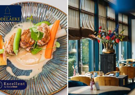 6-gangendiner van de chef inclusief amuse bij Villa Bodelaeke