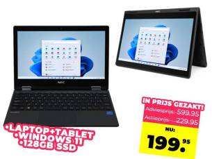 NEC VersaPro 2-In-1 Laptop En Tablet NIEUW - Klaar Voor Gebruik Met Windows ...