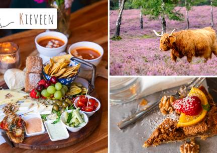 Wandelarrangement incl. koffie of thee en taartje + lunchplank bij Kieveen