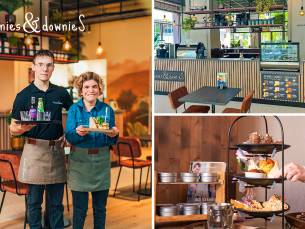 Ontbijtplank + drankje naar keuze of high tea bij Brownies&downieS Almere-Stad