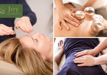 Reikibehandeling (60 min), cupping (60 min) en/of TTC-behandeling (90 of 120 min)