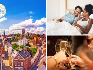 Overnachting voor 2 + welkomstdrankje + late check-out