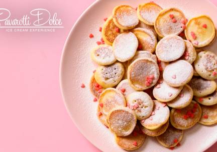 Portie huisgemaakte poffertjes (20 stuks)