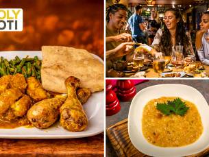 Surinaamse 2-gangen keuzelunch of -diner voor dine-in of om af te halen