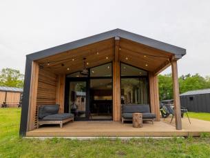 Luxe lodge met uitzicht sauna - 6 Personen (DE)