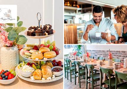 Luxe high tea (2,5 uur) + smoothie bij HapjeHeppie
