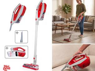 2-in-1 Dirt Devil Draadloze Steelstofzuiger - Draadloos Stofzuigen En Kruim ...