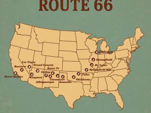 De Ultieme Route 66 in de sixties (22 dagen)
