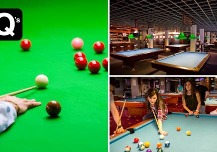 1 of 2 uur poolen of snookeren
