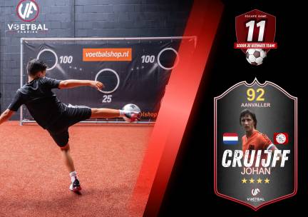 Entree De Voetbalfabriek + Voetbal Escaperoom