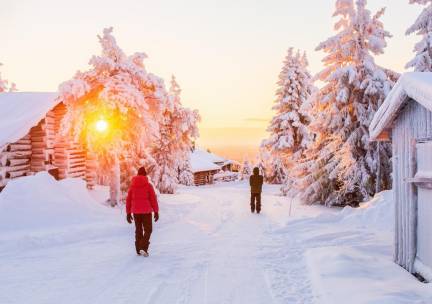 ALLES IN 1-DEAL: Fins Lapland! ❄️ 8-daagse reis naar de SCHATTEN van Fins Lapland incl. vlucht, bagage, gebruik sauna, EXCURSIES t.w.v &euro;250,- ???? & MEER o.b.v. halfpension
