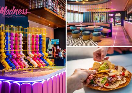 Entree Madness Minigolf Experience + evt. snacks