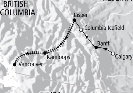 Rocky Mountain Rail Tour (10 dagen)