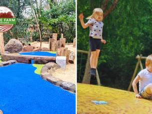 Adventure golf + toegang buitenspeeltuin bij Maple Farm Adventures