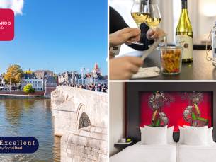Overnachting voor 2 + ontbijt + late check-out in hartje Maastricht