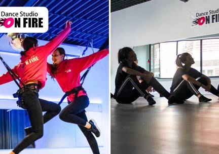 Bungee Super Fly Workshop of 1 maand onbeperkt dansen bij Dance Studio On Fire