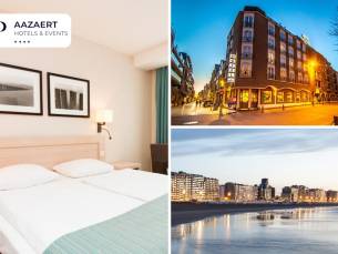 Overnachting voor 2 + ontbijt + late check-out in Blankenberge