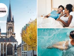 Overnachting voor 2 + parkeren in Aken