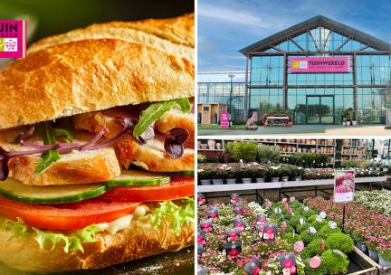 2-gangen keuzelunch bij TuinWereld Wijchen
