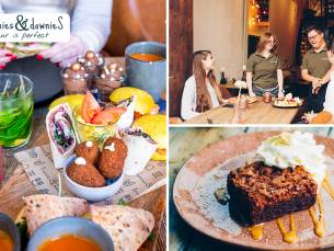 Lunchplank of brownieproeverij + koffie of thee bij Brownies&downieS Etten-Leur