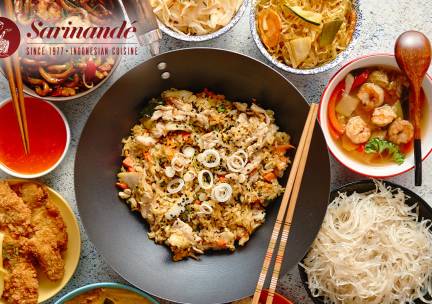 Indonesische 3-gangen rijsttafel bij SarinandÃ© in hartje Den Haag