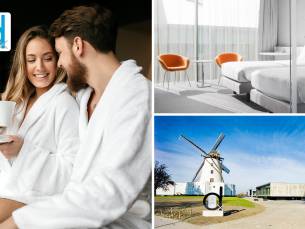 Overnachting voor 2 + ontbijt + cava + evt. wellness in Kortrijk