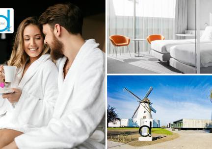 Overnachting voor 2 + ontbijt + cava + evt. wellness in Kortrijk