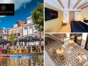 Overnachting voor 2 + ontbijt + fiets + late check-out in Dokkum