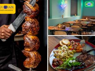 All-You-Can-Eat (kerst- en oud & nieuw-) diner of lunch (2 uur) Braziliaans bij Rio De Brazil