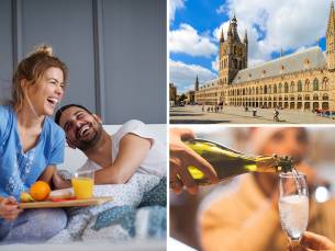 1 of 2 overnachtingen voor 2 + fles cava