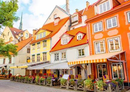Ontdek de Baltische pracht vanuit een hotel nabij het centrum van Riga met de bushalte op slechts 100 meter incl. vlucht en ontbijt