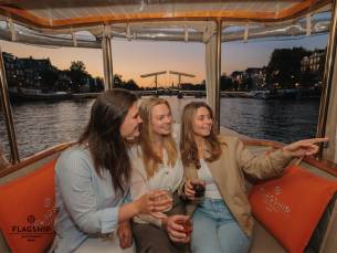 Luxe rondvaart (60 minuten) door Amsterdam