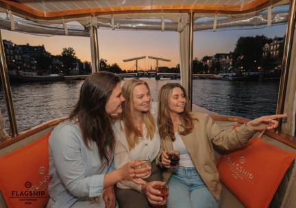 Luxe rondvaart (60 minuten) door Amsterdam