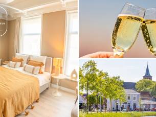 Overnachting voor 2 + welkomstdrankje + hapjesplank + late check-out bij Hotel Toxopeus Anjum